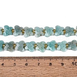 Fili di perline amazonite naturale&nbsp;G-N371-10A-06