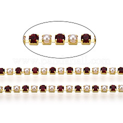 Messing Strass Strassketten&nbsp;CHC-N017-001A-A02