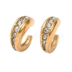 Strass-Ohrringe aus Edelstahl 304 für Damen&nbsp;EJEW-L315-05G