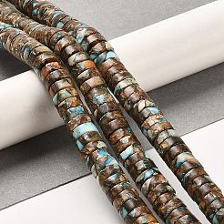 Synthetischer Regalit / kaiserlicher Jaspis / Seesediment-Jaspisperlenstränge&nbsp;G-F765-N01-03