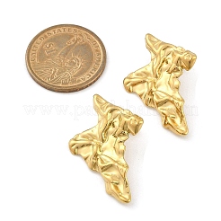 Pendientes de acero inoxidable 304 para mujer&nbsp;LS-EJEW-B113-01G-02
