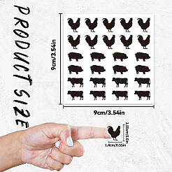 Pegatinas decorativas de papel autoadhesivas&nbsp;DIY-WH0562-170