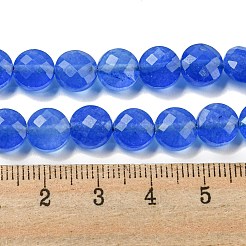 Natürlichen blauen Achat Perlen Stränge&nbsp;G-NH0015-A01-01