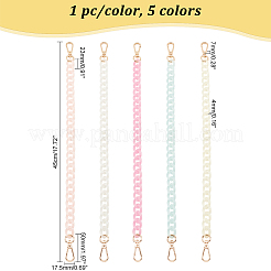 5 chaîne à maillons en acrylique imitation gelée&nbsp;FIND-PH0017-48