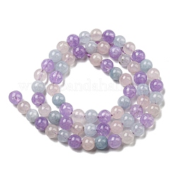 Natürliche Aquamarin & Rosenquarz & Amethyst Perlen Stränge&nbsp;G-D0013-68-6MM