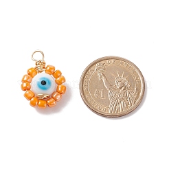 Lampwork et pendentifs en verre faits à la main&nbsp;PALLOY-JF01761