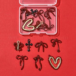 14 Stück 7 Stile Legierungsanhänger mit Emaille&nbsp;FIND-FS0004-27