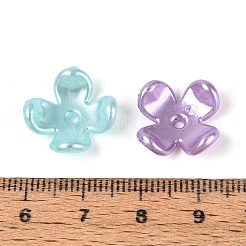 Embouts de perles en acrylique opaque nacré&nbsp;SACR-T030-73M