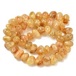 Fili di perle di citrino naturale riscaldate&nbsp;G-RM250109-B2