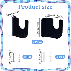 Aufbewahrungsgestell für Skateboards aus Acryl&nbsp;AJEW-WH0816-515A