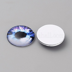 Cabuchones de cristal&nbsp;LS-GLAA-WH0033-75G-02