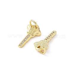 Colgante micropavé cubic zirconia de latón&nbsp;KK-L239-013G