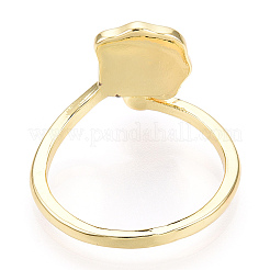 Offener Manschettenring aus Naturperlen mit silberlippiger Austerperle&nbsp;PEAR-N022-C11