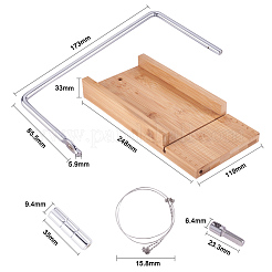 Outils de coupe de coupe-savon en bois&nbsp;TOOL-WH0080-21