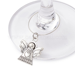 Legierungsweinglas Charme&nbsp;AJEW-JO00210