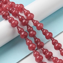 Natürliche weiße Jade perlen Stränge&nbsp;G-C039-B02