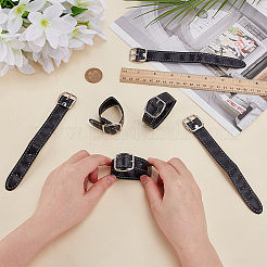 Schwarze PU-Leder-Starp-Gürtel-Accessoires&nbsp;PURS-WH0009-002P