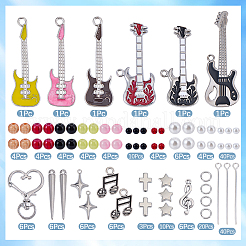 DIY-Gitarren-Schlüsselanhänger-Bastelsets&nbsp;DIY-SC0033-63