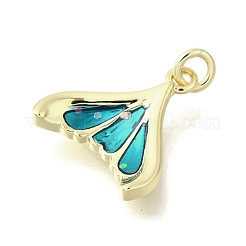 Messing Emaille Anhänger / charms&nbsp;KK-U072-09G
