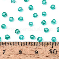 Perline di vetro rotonde trasparenti di grado A fgb&nbsp;SEED-WH0009-03