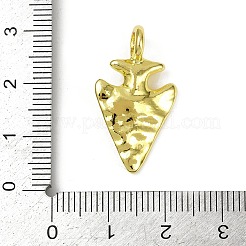 Strukturierte Messinganhänger&nbsp;KK-M322-18G