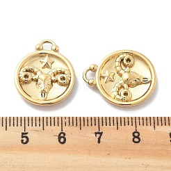 Colgantes de rhinestone de acero inoxidable 304 con revestimiento al vacío de PVD&nbsp;STAS-R130-01G-02
