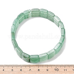 Natürliche grüne Aventurin-Armbänder mit facettierten Perlen&nbsp;BJEW-K251-08J
