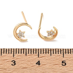 Messing strass ohrstecker Zubehör&nbsp;RB-CBA7264-02G