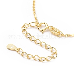 925 collier chaînes forçat en argent sterling pour femme&nbsp;STER-I021-09G