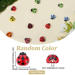 20 pièces de perles en porcelaine faites à la main&nbsp;PORC-SC0001-57