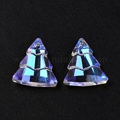 Pendenti del rhinestone di vetro&nbsp;RGLA-O002-A01-001SI