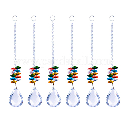 Cristalli k9 pendenti in vetro lampadario acchiappasole prismi&nbsp;AJEW-WH0021-36A