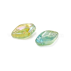 Perline acriliche trasparenti con placcatura uv&nbsp;AC-CBA81FF-08B