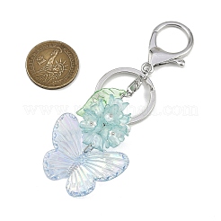 3 llavero colgante de acrílico con forma de mariposa y flor en 3 colores&nbsp;KEYC-JKC00988