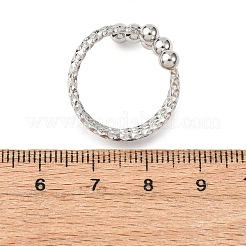 Anelli con polsino in acciaio inossidabile 304 per donna&nbsp;RJEW-B136-02P