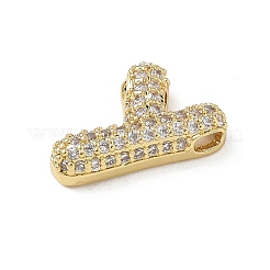 Pendentifs avec zircon cubiques à micro-pavés en laiton&nbsp;KK-A300-02G-Y