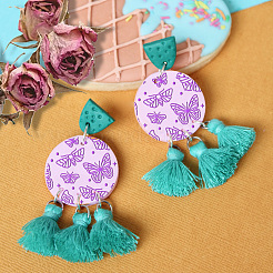 Tavole con texture in argilla acrilica&nbsp;DIY-WH0498-0017