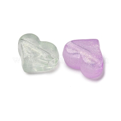 Leuchtende transparente Acrylperlen LACR-S001-14D