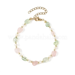 Bracelets en perles de quartz rose naturel&nbsp;BJEW-JB14268