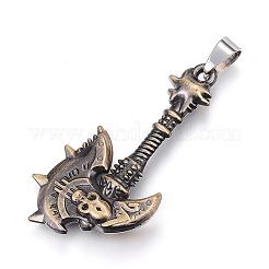 Gros pendentifs en alliage de style tibétain&nbsp;PALLOY-F141-31-02