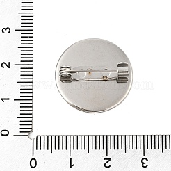 Broche de acero inoxidable 304 con cabujón&nbsp;STAS-E547-08E-P