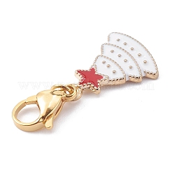 Noël alliage thème pendentifs émail&nbsp;X-HJEW-JM00427-04