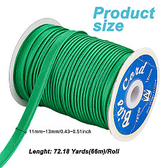 Deckelbesatz aus 66 m Polyester-Satinkordel&nbsp;SRIB-WH0011-187C