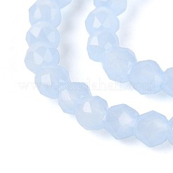 Abalorios de vidrio jade de imitación hebras&nbsp;GLAA-T028-2mm-11F