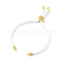 Bracelets coulissants en corde milan torsadée à moitié finis&nbsp;FIND-G032-01G-20