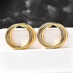 Pendientes de acero inoxidable 201&nbsp;EJEW-Q026-01G