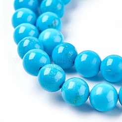 Fili di perline di magnesite naturale&nbsp;TURQ-P027-28A-8mm