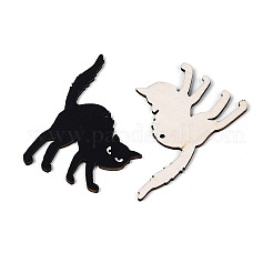 10 pz decorazioni pendenti in legno stampate su una sola faccia UV&nbsp;WOOD-N020-16