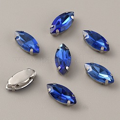 Forme d'oeil de cheval coudre sur strass&nbsp;FIND-WH0128-93C-03