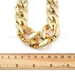 Collares de cadena gruesa de acrílico para mujer&nbsp;LS-NJEW-D313-02